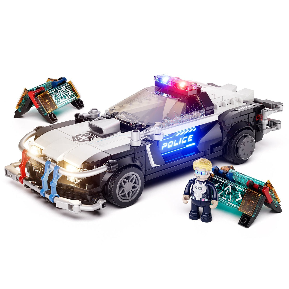 Lumibricks Police Patrol Car, vue 2