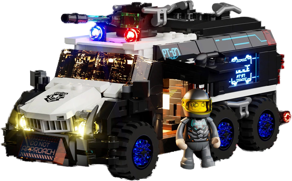 Lumibricks Police Urban Convoy