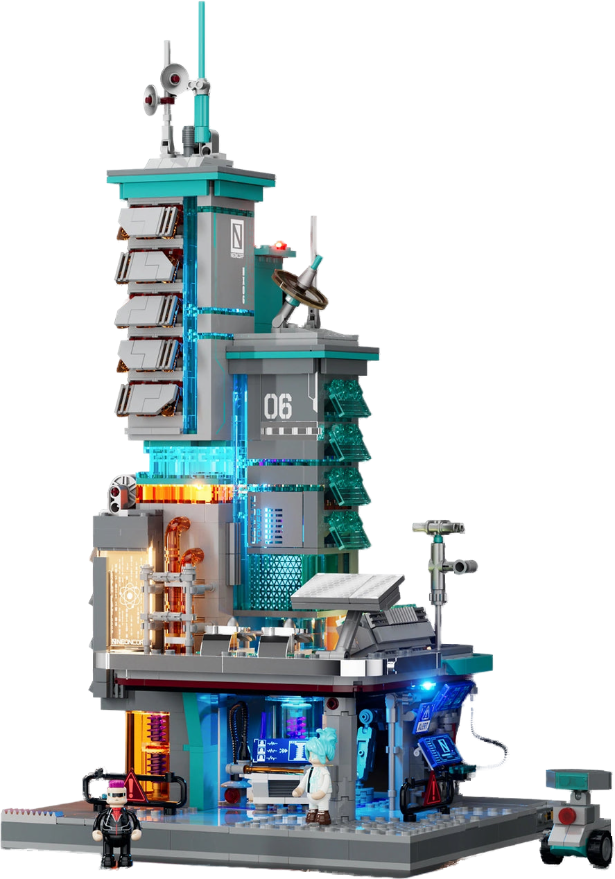 Lumibricks Neon Tech Station
