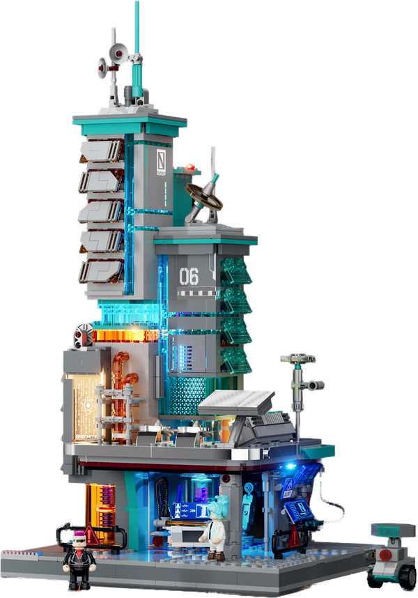 Lumibricks Neon Tech Station