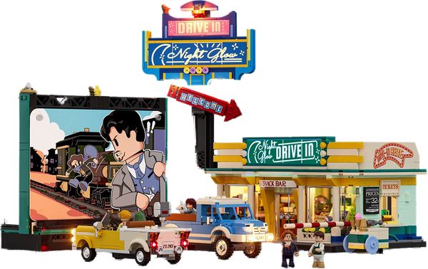 Lumibricks Night Glow Drive-In