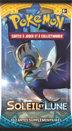 Booster Pokémon Soleil et Lune illustration Lunala, scellé français