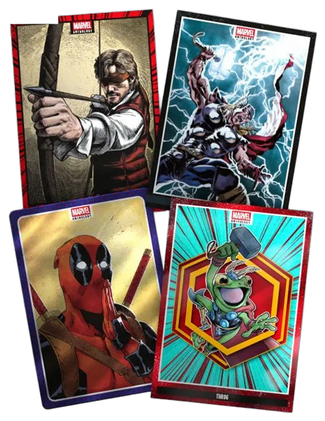 Cartes parallèles Marvel Anthology