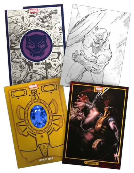Cartes spéciales et Signed Card Marvel Anthology
