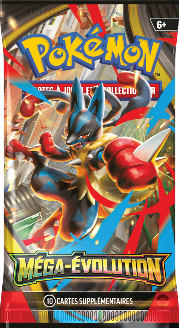 Booster Pokémon Méga-Évolution illustration Méga-Lucario, scellé français