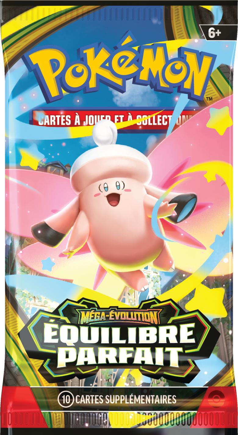 Booster Pokémon Équilibre Parfait illustration Méga-Mélodelfe, scellé français