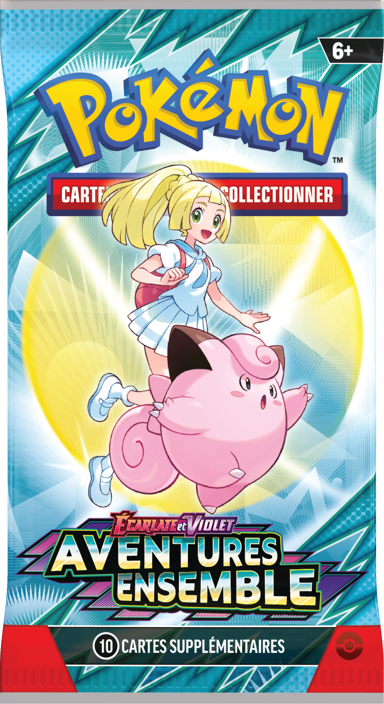 Booster Pokémon Aventures Ensemble illustration Mélofée de Lilie, scellé français