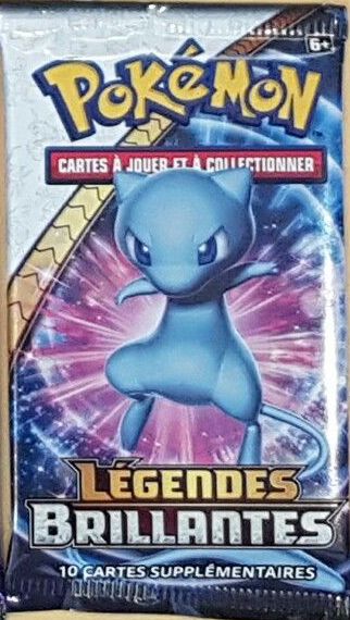 Booster Pokémon Légendes Brillantes illustration Mew, scellé français