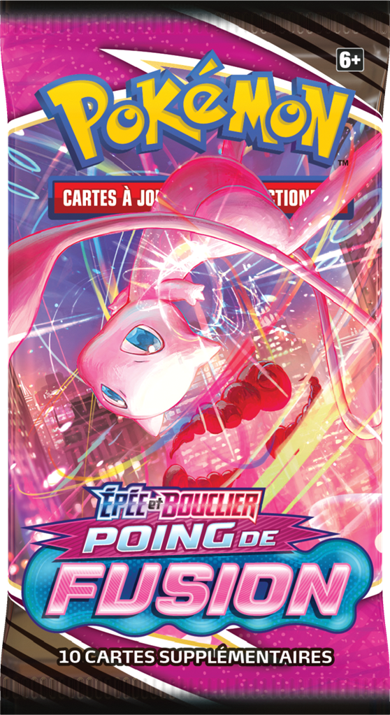 Booster Pokémon Poing de Fusion illustration Mew, scellé français