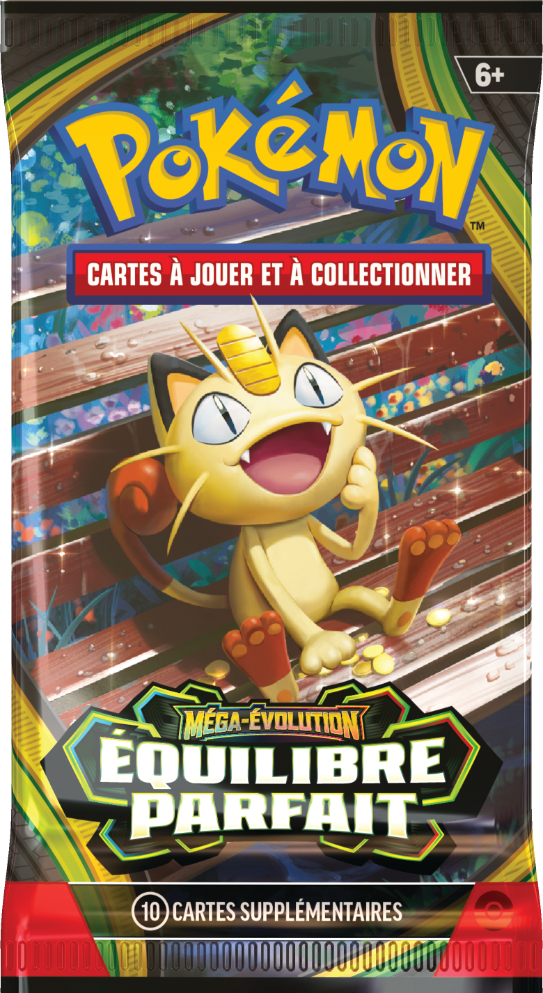 Booster Pokémon Équilibre Parfait illustration Miaouss, scellé français