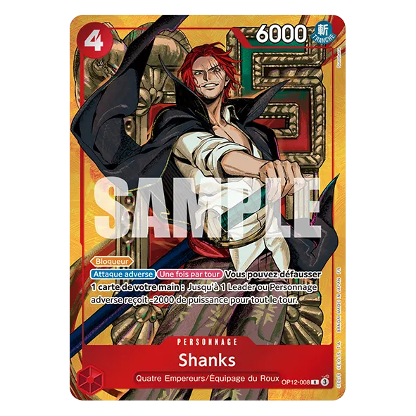 Mini Case Set Shanks V1 TS-03 One Piece Card Game