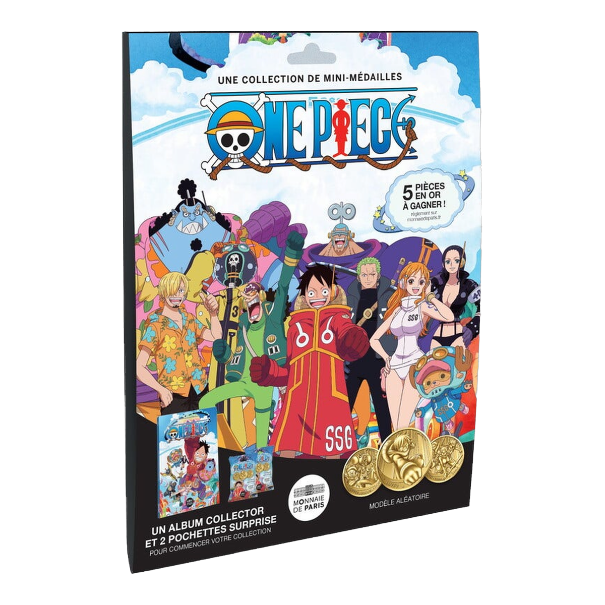 Kit Découverte One Piece 2025 Monnaie de Paris, album collector et 2 pochettes