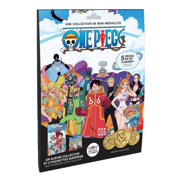 Kit Découverte One Piece 2025 Monnaie de Paris, album collector et 2 pochettes