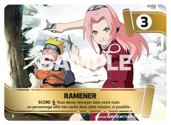MSS 05 - Ramener — Carte Naruto Mythos Konoha Shidō - Set 1 Éd.2 MSS 05