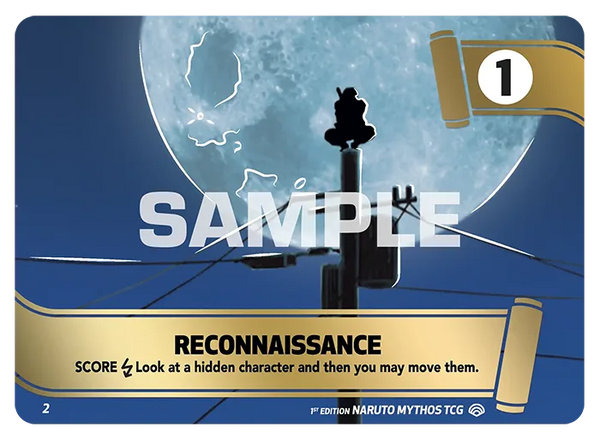 MSS 02 - Reconnaissance — Carte Naruto Mythos Shinobi Shiren - Set 2 Éd.1 MSS 02