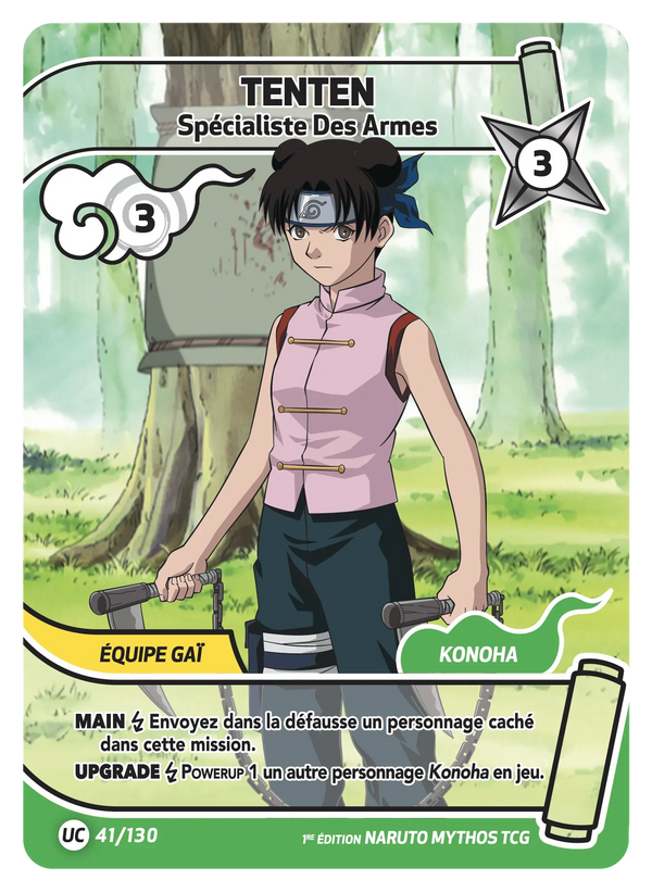Tenten — Spécialiste Des Armes (Naruto Mythos 041/130)