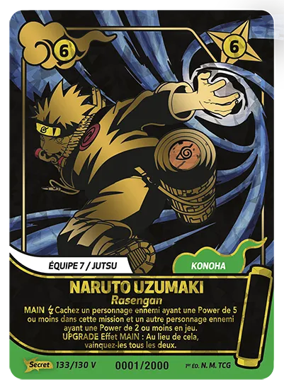 133/130 - Naruto Uzumaki - Rasengan (Naruto Mythos Secrète V Gold)