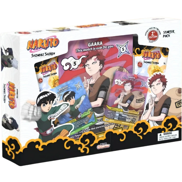 Starter Pack Naruto Mythos TCG Shinobi Shiren Set 2 - Gaara & Rock Lee
