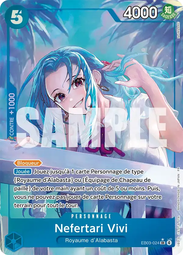 EB03-024 - Nefertari Vivi V2 - Carte One Piece Heroines Edition 024