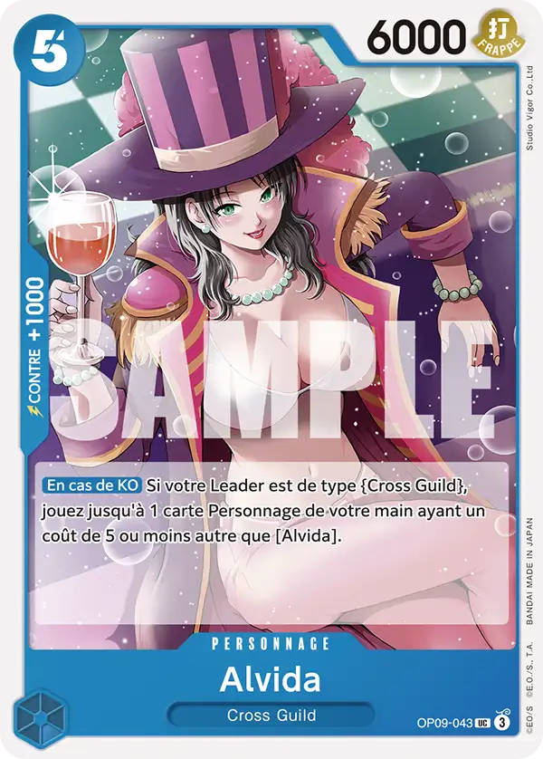 OP09-043 - Alvida - Carte One Piece Deck pour Débutant — Baggy 043