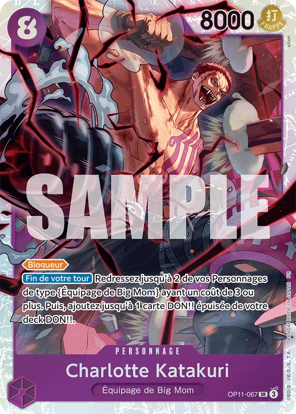 OP11-067 - Charlotte Katakuri - Carte One Piece Des Poings Vifs comme l'Éclair 067