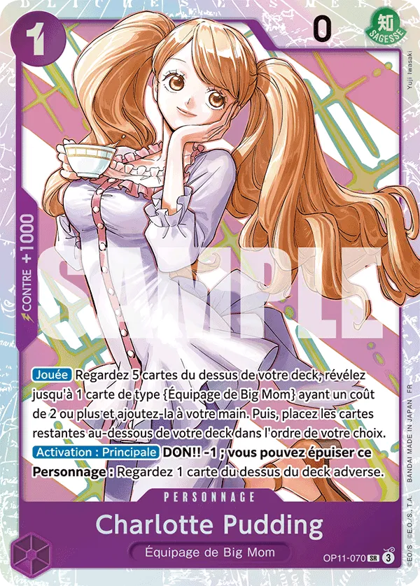 OP11-070 - Charlotte Pudding - Carte One Piece Des Poings Vifs comme l'Éclair 070
