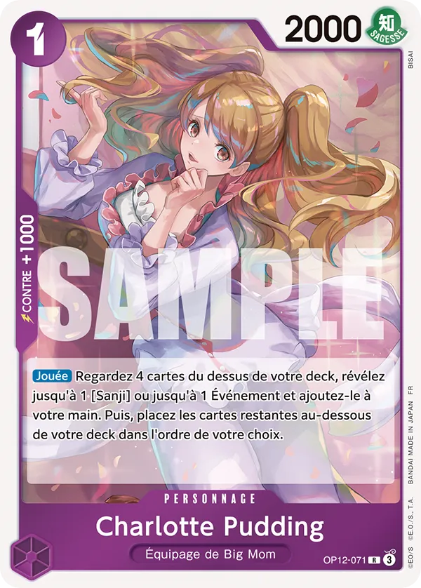OP12-071 - Charlotte Pudding - Carte One Piece L'Héritage du Maître 071