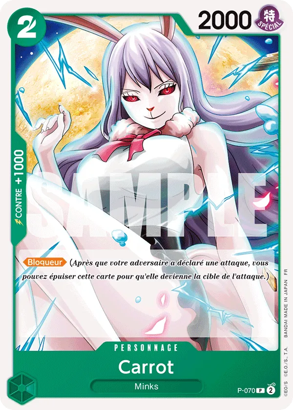 P-070 - Carrot — Carte One Piece Premium Booster — The Best Vol.2 070