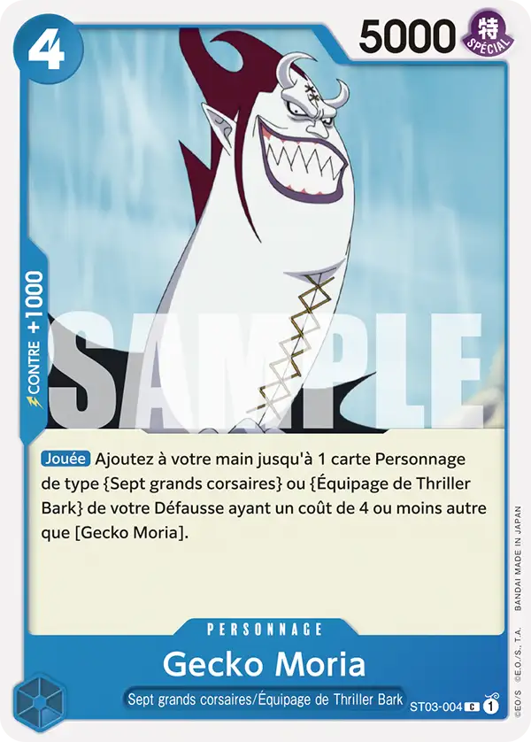 ST03-004 - Gecko Moria — Carte One Piece ST17