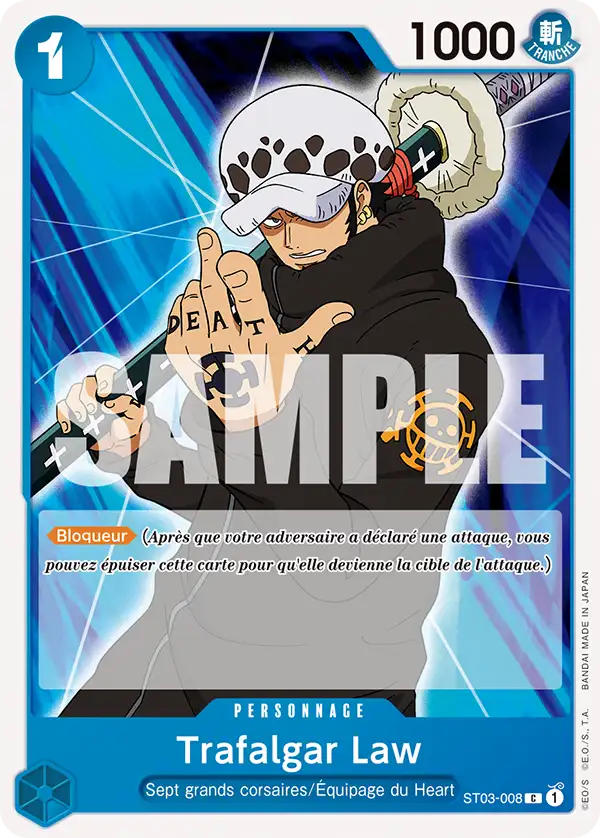ST03-008 - Trafalgar Law — Carte One Piece ST17