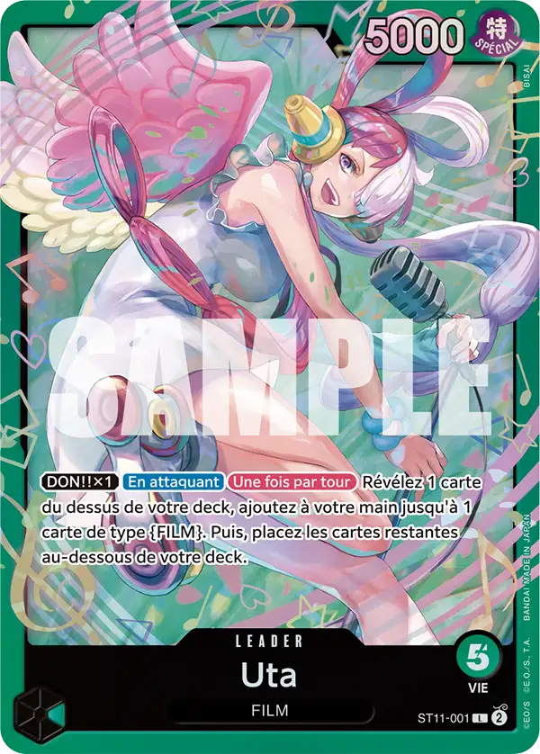 ST11-001 - Uta — Carte One Piece Deck pour Débutant — Uta 001