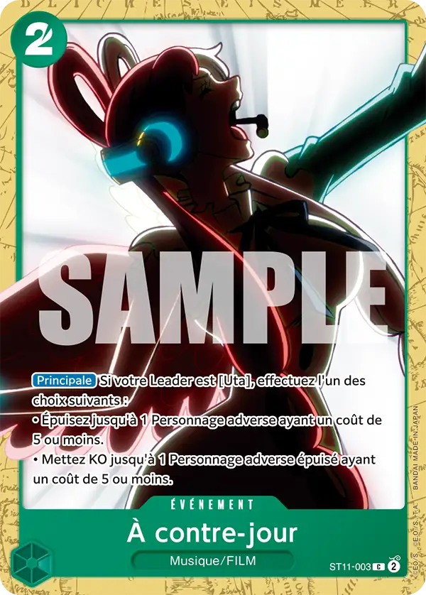 ST11-003 - À contre-jour — Carte One Piece ST16