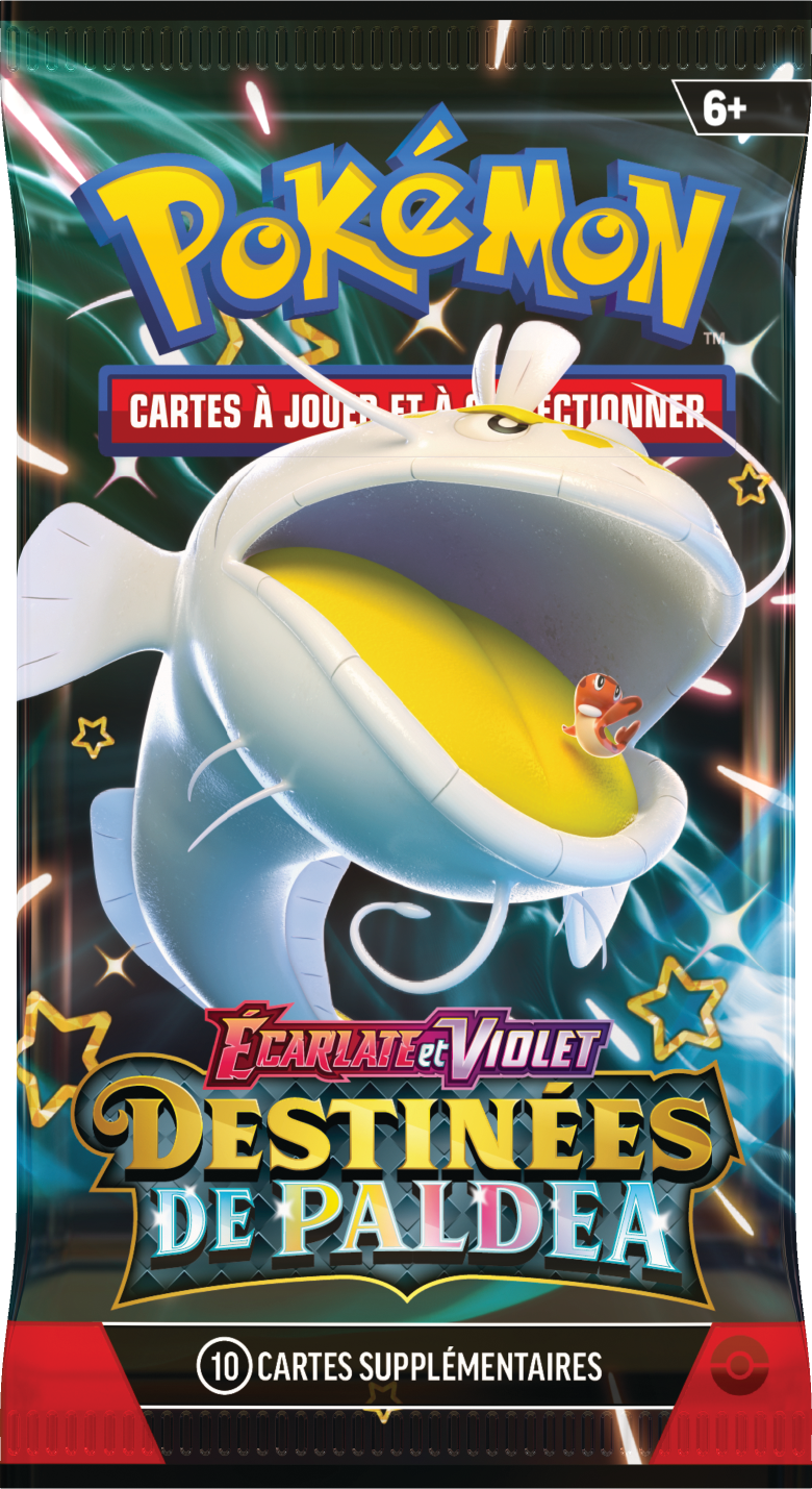 Booster Pokémon Destinées de Paldea illustration Oyacata, scellé français