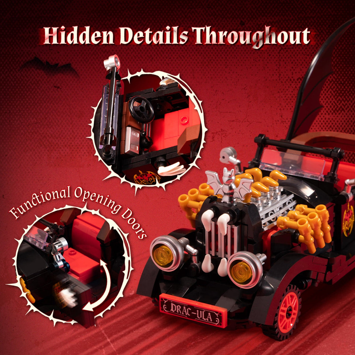 Pantasy - Halloween Vampire Vintage Car / Holiday