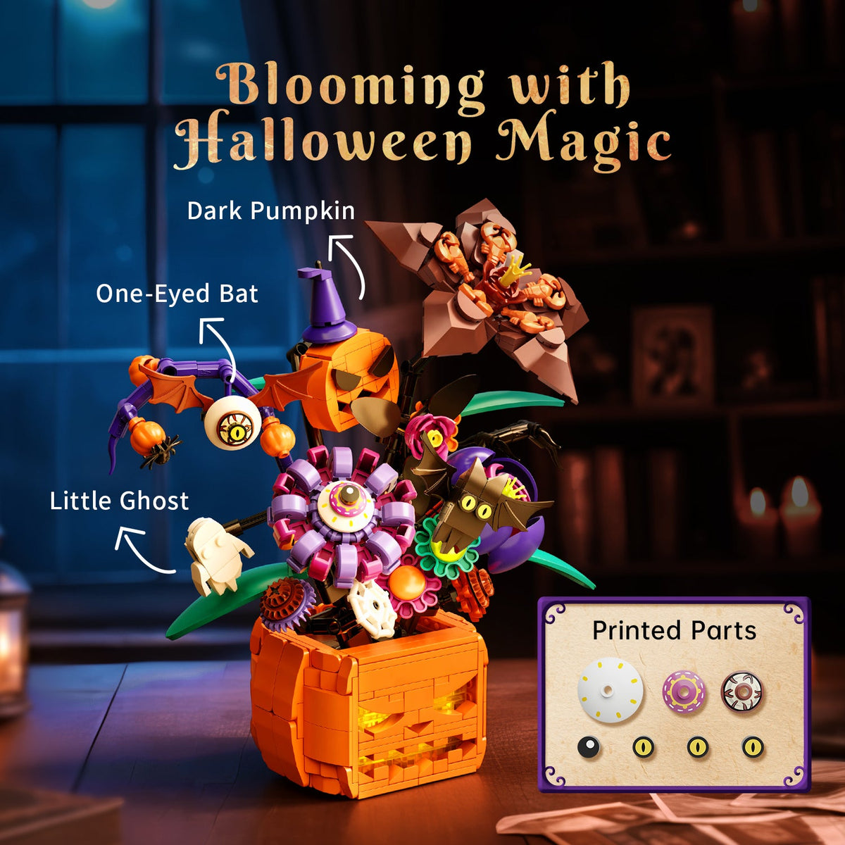 Pantasy - Halloween Midnight Pumkin Bouquet / Holiday