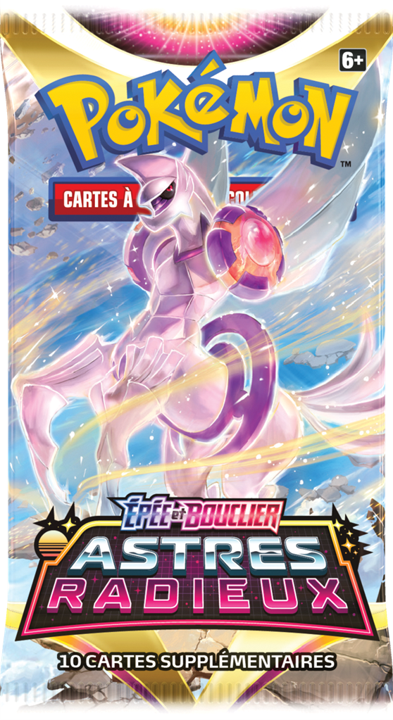 Booster Pokémon Astres Radieux illustration Palkia Forme Originelle, scellé français