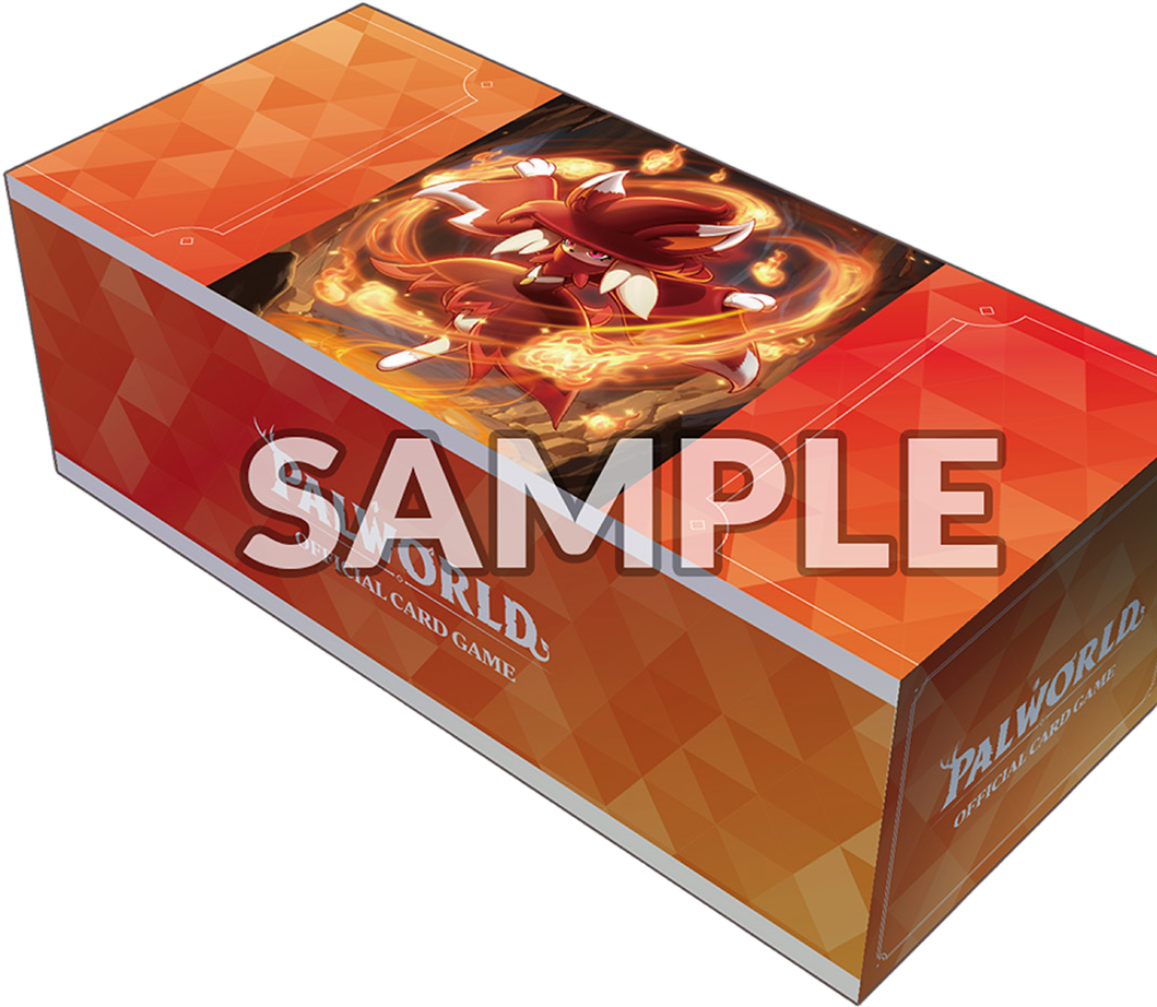 Palworld OFFICIAL CARD GAME Boîte de rangement Katress Ignis Scathing Counter