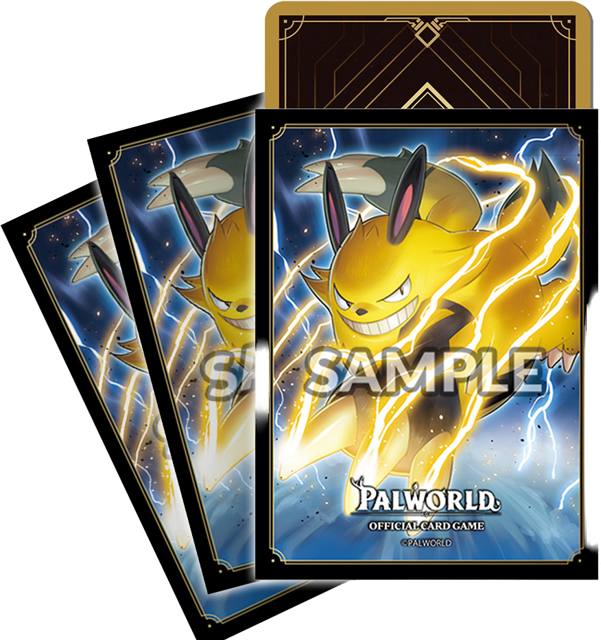 Palworld OFFICIAL CARD GAME Sleeves Grizzbolt Rumbling Tank