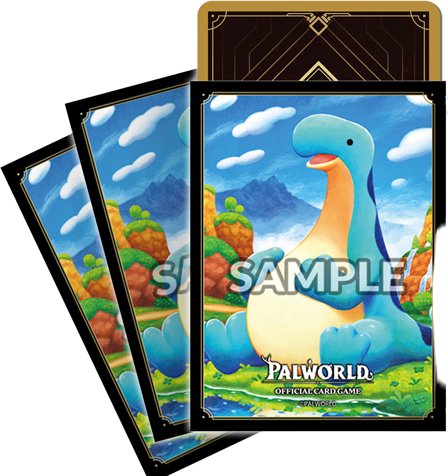 Palworld OFFICIAL CARD GAME Sleeves Relaxaurus Hungry Gunner