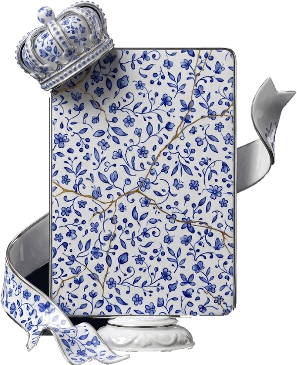 Pass VIP PlayShop, emblème de porcelaine bleu et platine, variante Mensuel