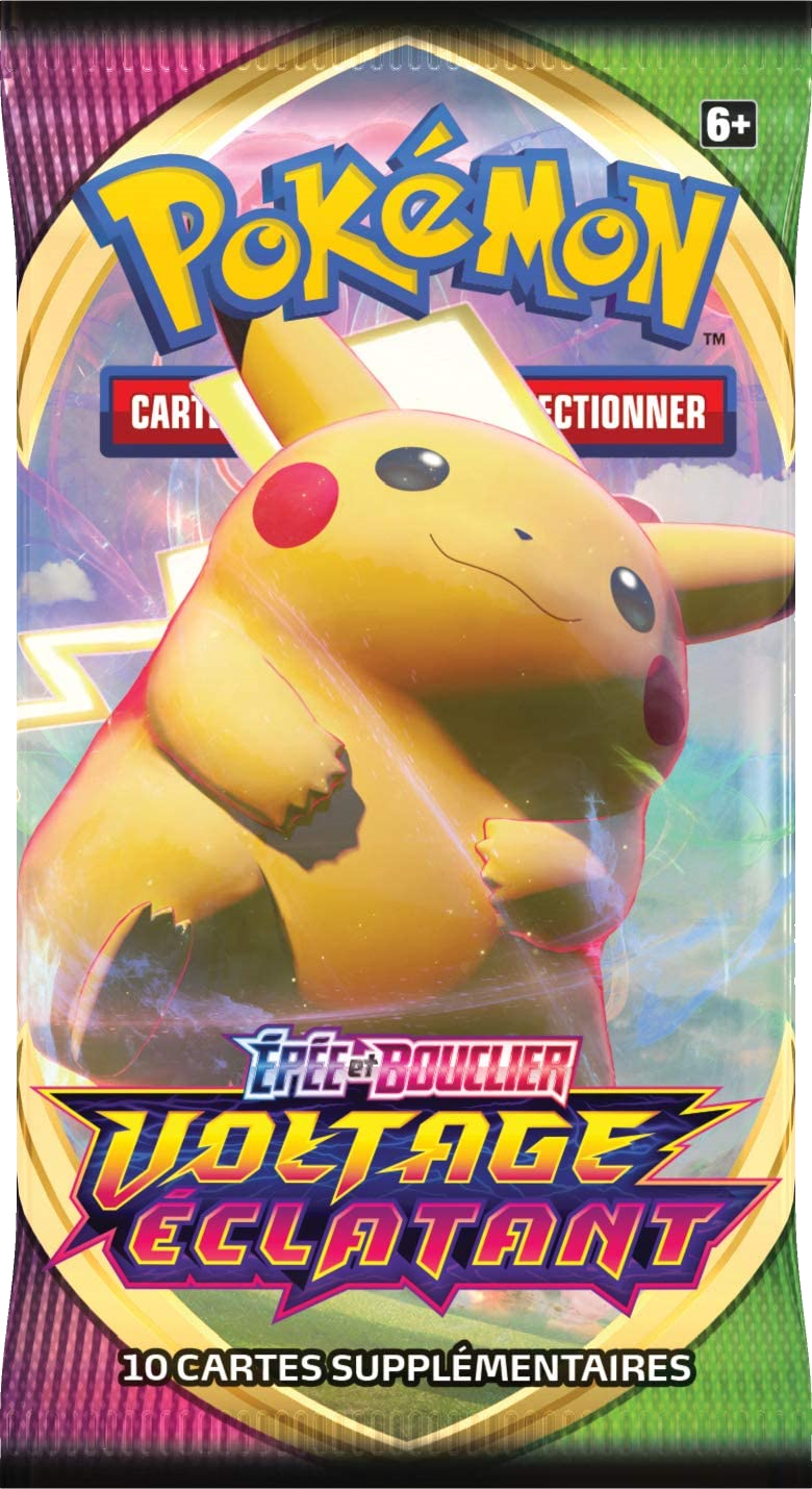 Booster Pokémon Voltage Éclatant illustration Pikachu Gigamax, scellé français