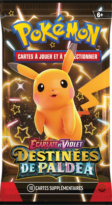 Booster Destinées de Paldea illustration Pikachu