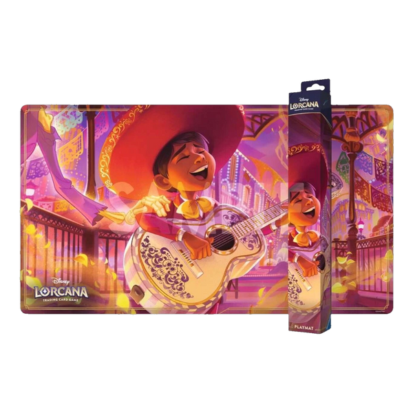 Tapis de jeu Disney Lorcana Coco Chapitre 14 Hyperia City