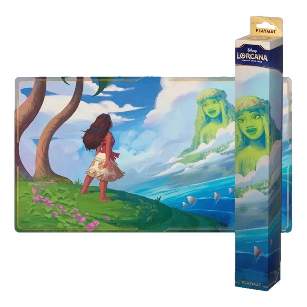 Tapis de jeu Disney Lorcana Vaiana Chapitre 3 Les Terres d'Encre