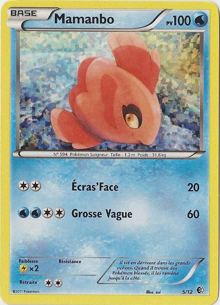 005/012 - Mamanbo — Carte Pokémon Collection McDonald's 2011 5/12