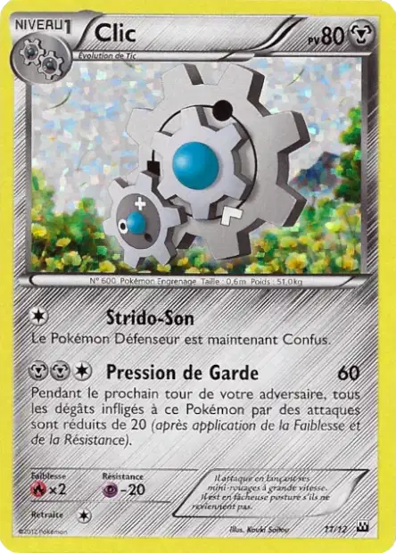 011/012 - Clic — Carte Pokémon Collection McDonald's 2012 11/12