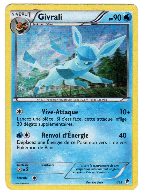 004/012 - Givrali — Carte Pokémon Collection McDonald's 2013 4/12