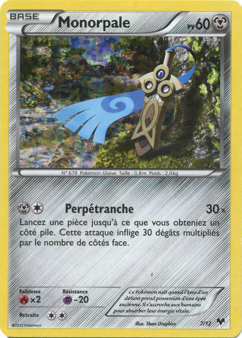 007/012 - Monorpale — Carte Pokémon Collection McDonald's 2014 7/12