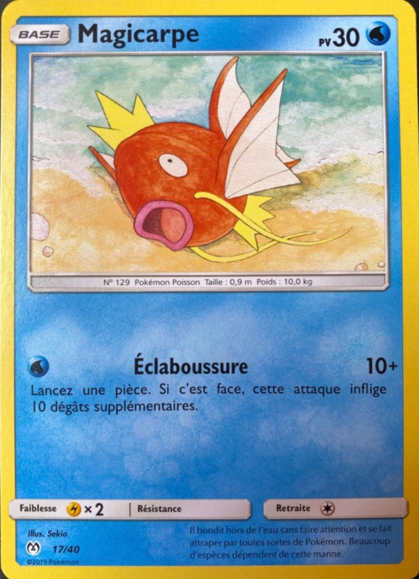 017/040 - Magicarpe — Carte Pokémon Collection McDonald's 2019 17/40