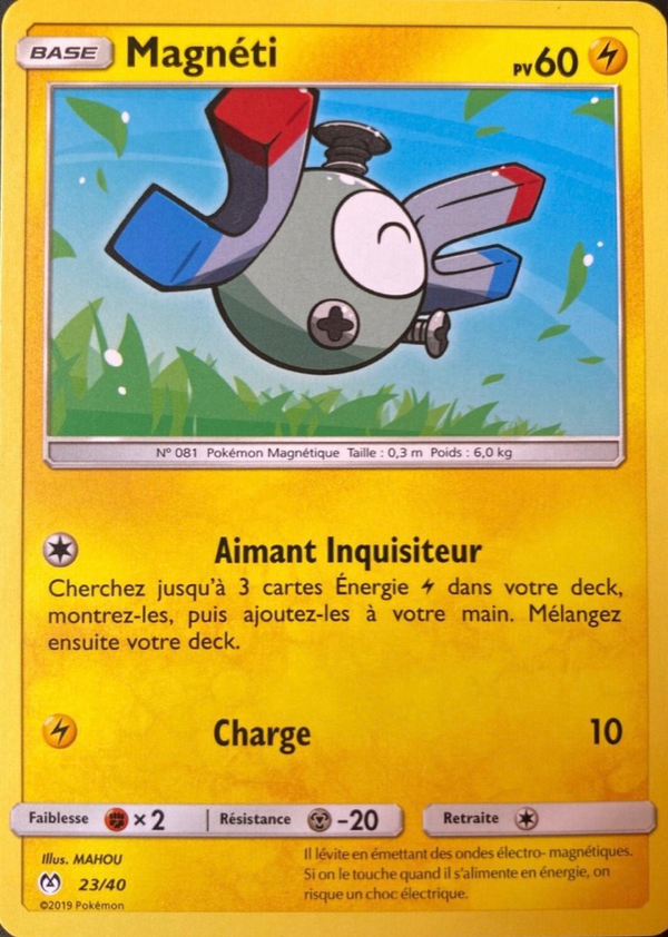 023/040 - Magnéti — Carte Pokémon Collection McDonald's 2019 23/40